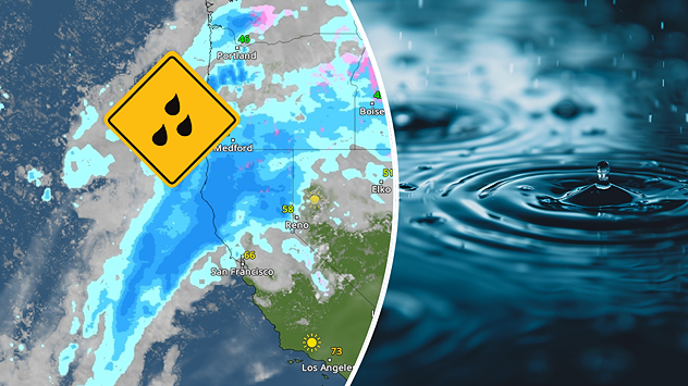 Fuertes lluvias en la costa oeste