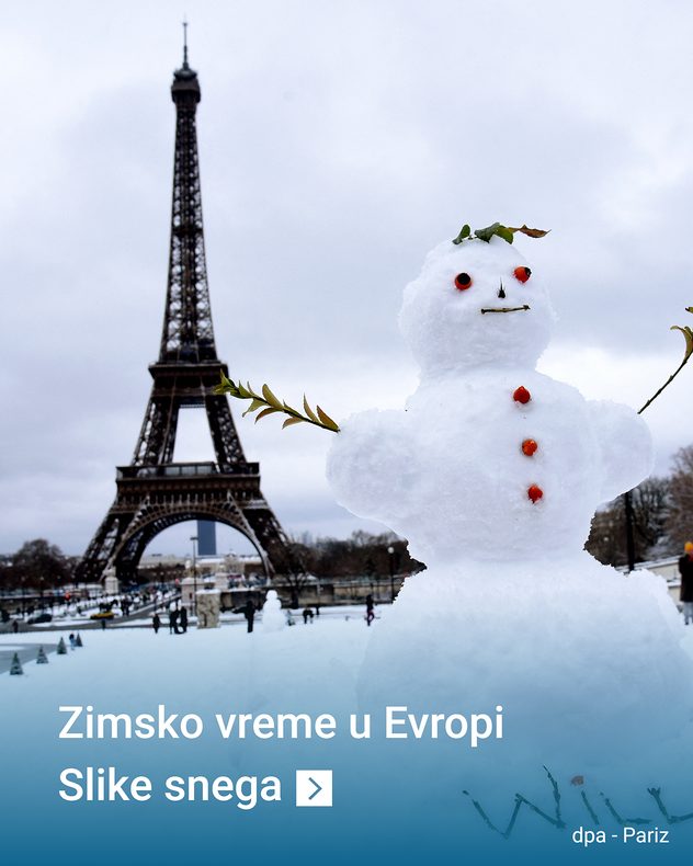 Sneg u Parizu