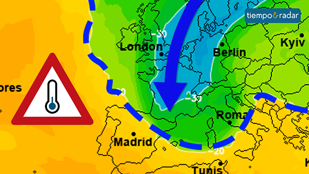 Una nueva entrada de aire frío arrojará temperaturas por debajo de la media. 
