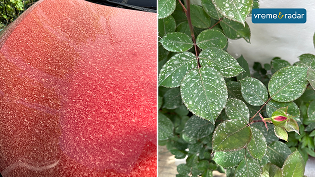 Prljava kiša zbog peska iz Sahare