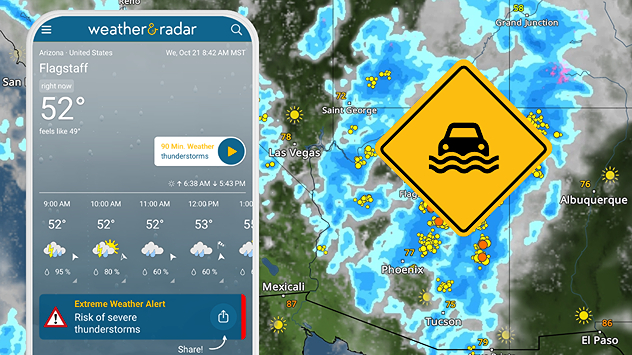 Southwest rainfall