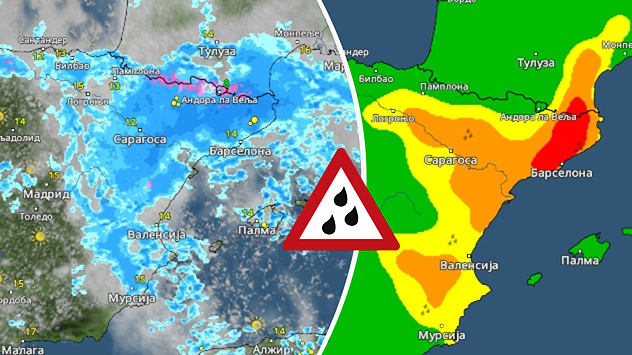 Obilne padavine na jugozapadu Evrope