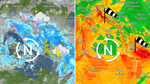 Nestabilno vreme na Balkanu