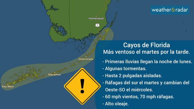 Amenazas para los Cayos de Florida por Idalia.