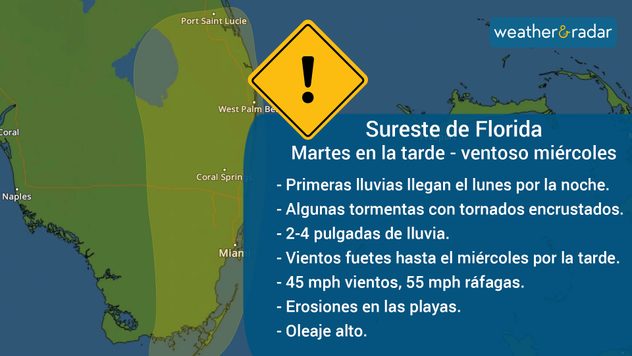Amenazas para el Sureste de Florida por Idalia.