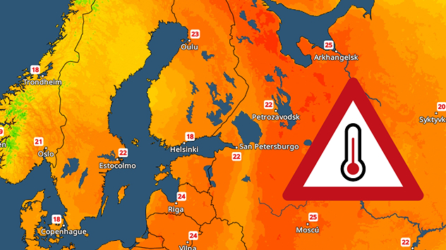 El viernes hará más calor en Laponia que en Alemania y en otros países de Europa central, dejando temperaturas más propias de principios de verano.