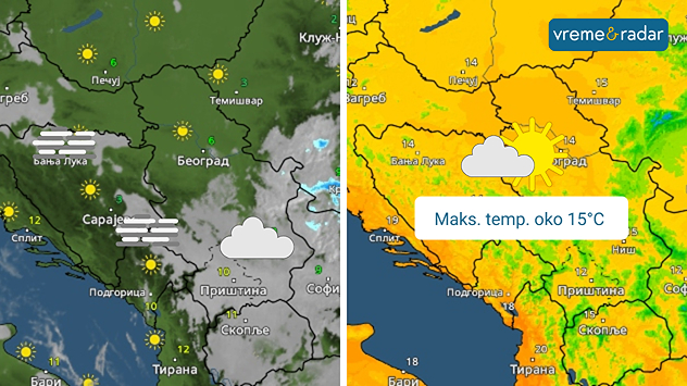 Sunce, oblaci i magla u četvrtak