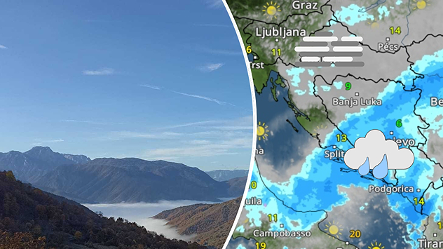 Sunčan četvrtak, pa više oblaka i kiša