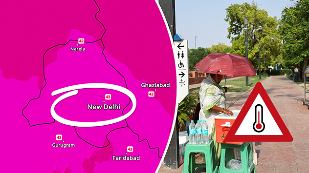 Heat in Delhi expected to rise in the coming days. Day time temperatures expected to remain over 40 degrees