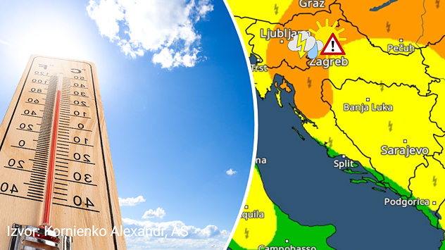 Vruće, ali nestabilniji dani slijede