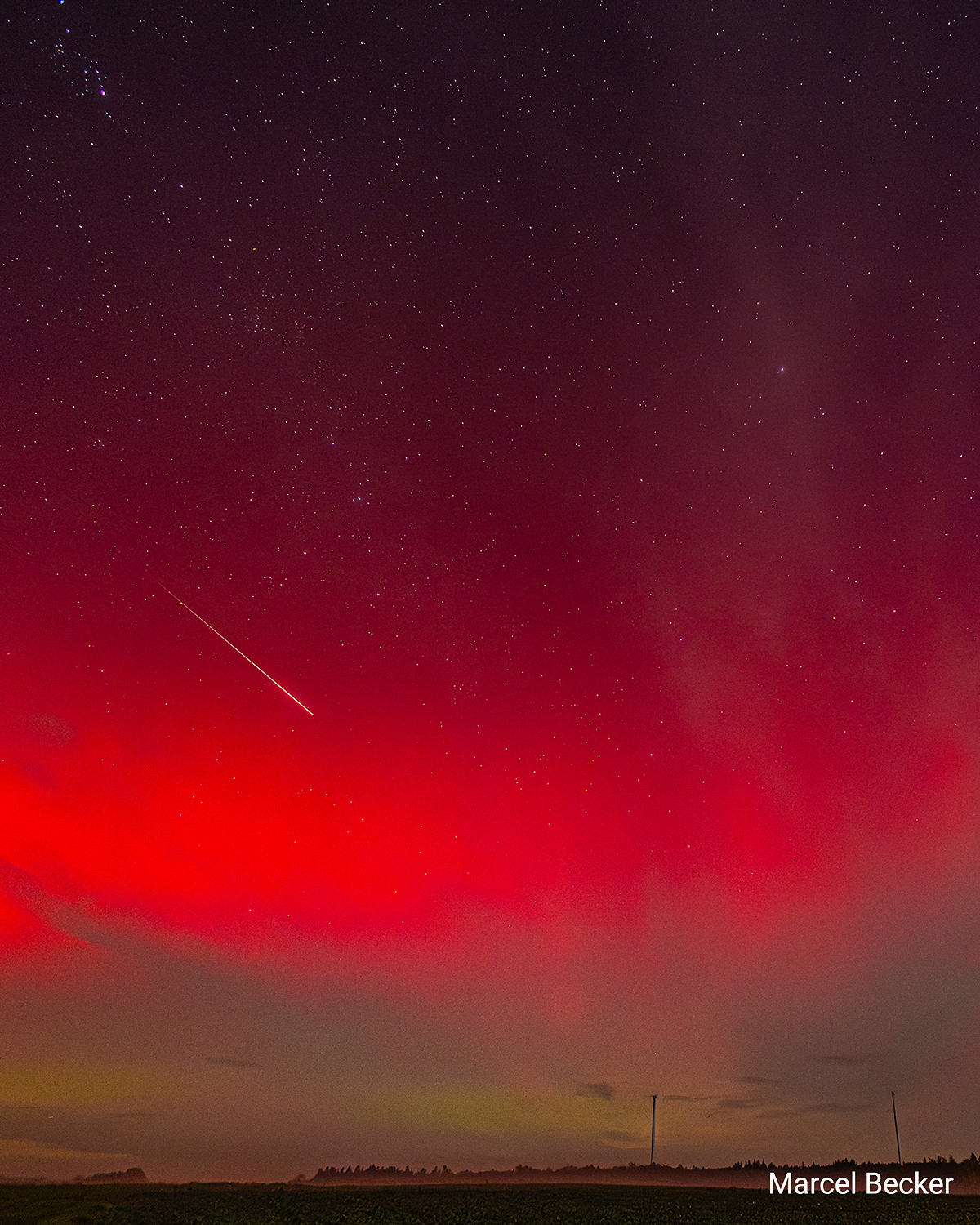 Auroras boreales en Alemania