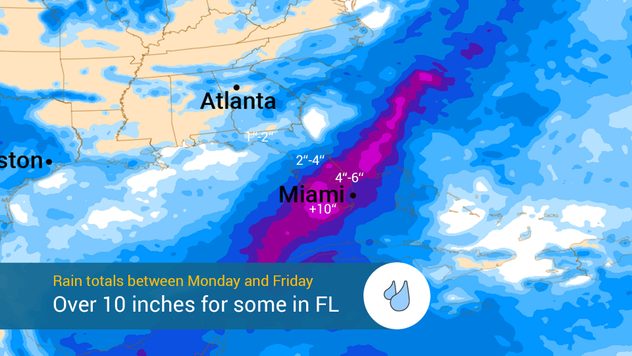 Rainfall through Friday.