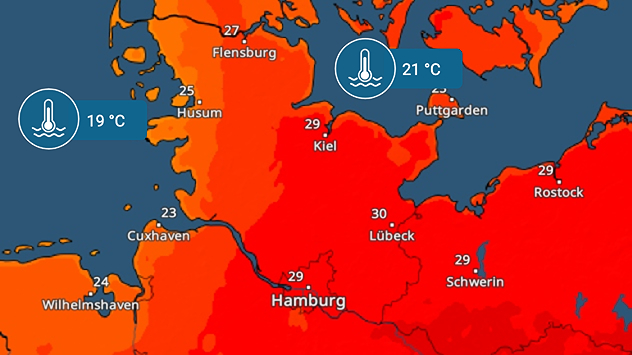 Vorhersage für Dienstag