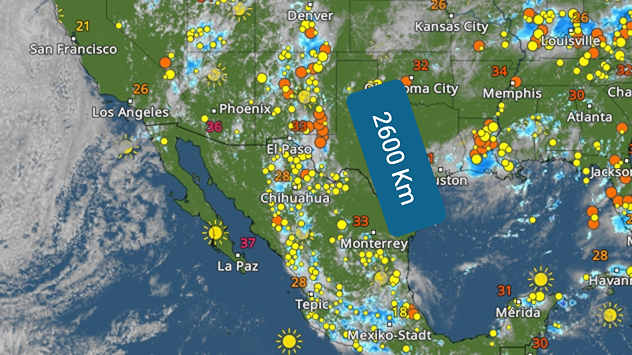 Radar meteo Nord America