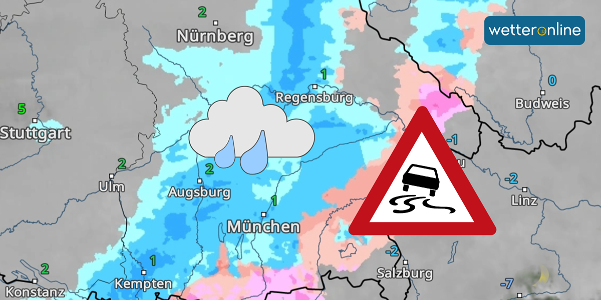 Gefrierender Regen: Glättegefahr am Samstag im Südosten