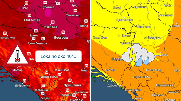 Vrućine, pa nestabilnosti
