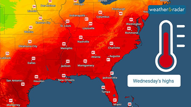 Late-season heatwave brings record-breaking temperatures from Texas to New Jersey.