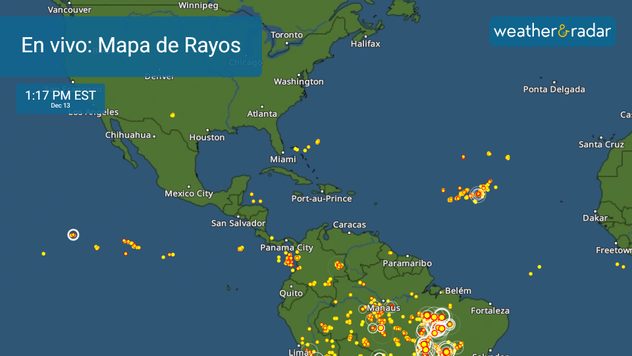 Mapa de Rayos en vivo