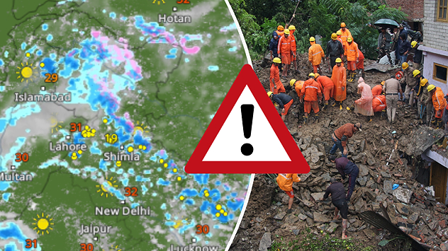 Landslide awareness in hilly parts of India due to heavy rain in Himachal, Uttarakhand and J&amp;K