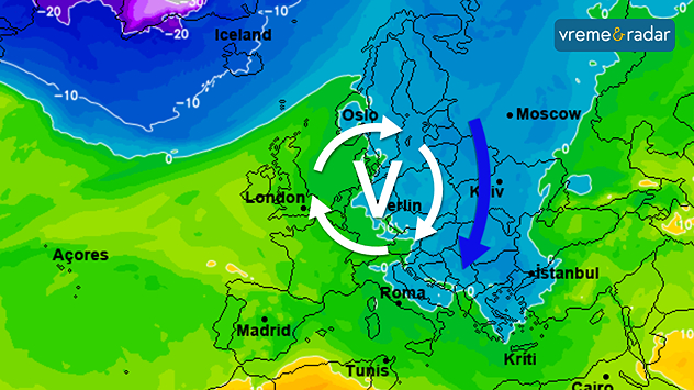 Anticiklon i svežiji vazduh