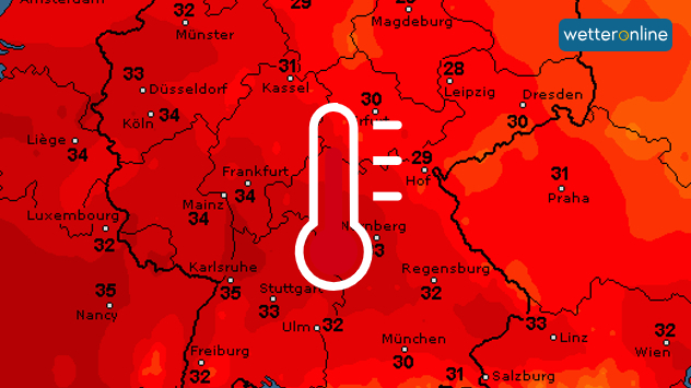 Temperaturen zu Wochenbeginn