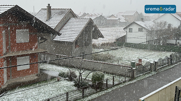 Snežni pokrivač u Beogradu