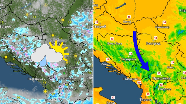 Promenljivo i sveže vreme