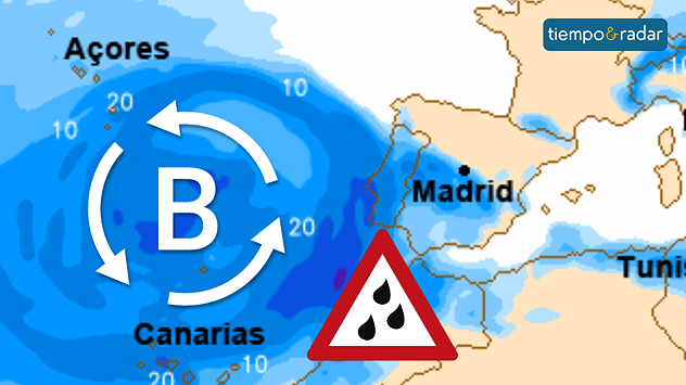 La lluvia continuará como protagonista en las islas Canarias. 