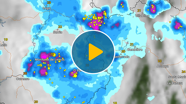 Las tormentas convectivas típicas de verano están marcando las tardes de estos últimos días de junio, con lluvias intensas en poco tiempo, granizo y abundante aparato eléctrico.