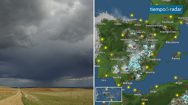 A partir del miércoles es probable un descenso progresivo de las temperaturas por la llegada de más aire frío en altura, que favorecerá la formación de tormentas en el interior y en zonas de montaña, pudiendo ser localmente intensas.&nbsp;