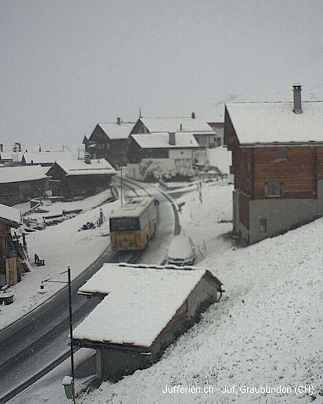 Snow in the Alps