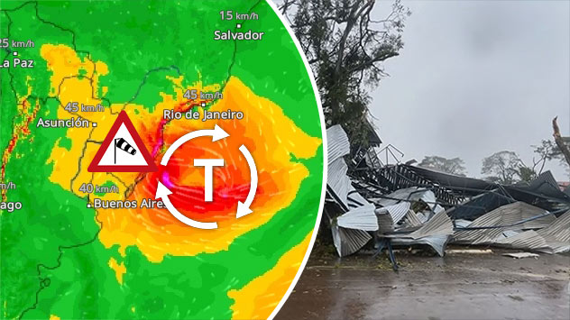 Sturmschäden Brasilien