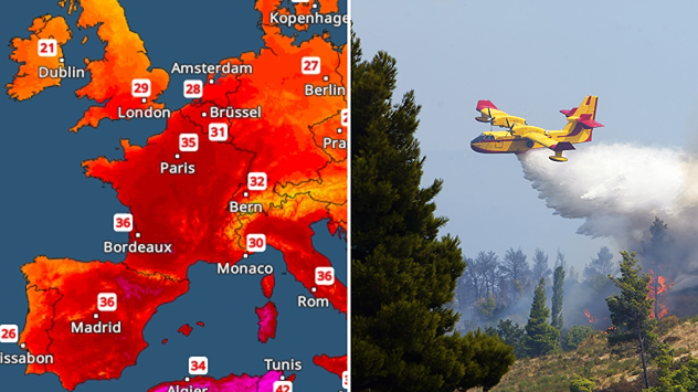esde España, pasando por Francia, hasta Italia, las temperaturas superarán los 30 grados en gran parte del territorio