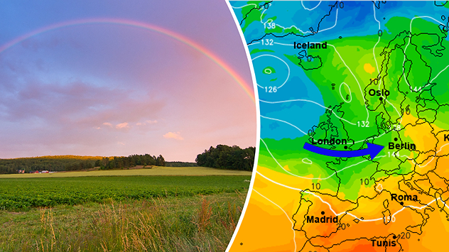 Anfang Juni zeigen die Wettermodelle Signale für eine Umstellung der Großwetterlage.