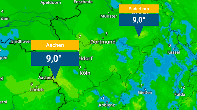 TemperaturRadar Aachen