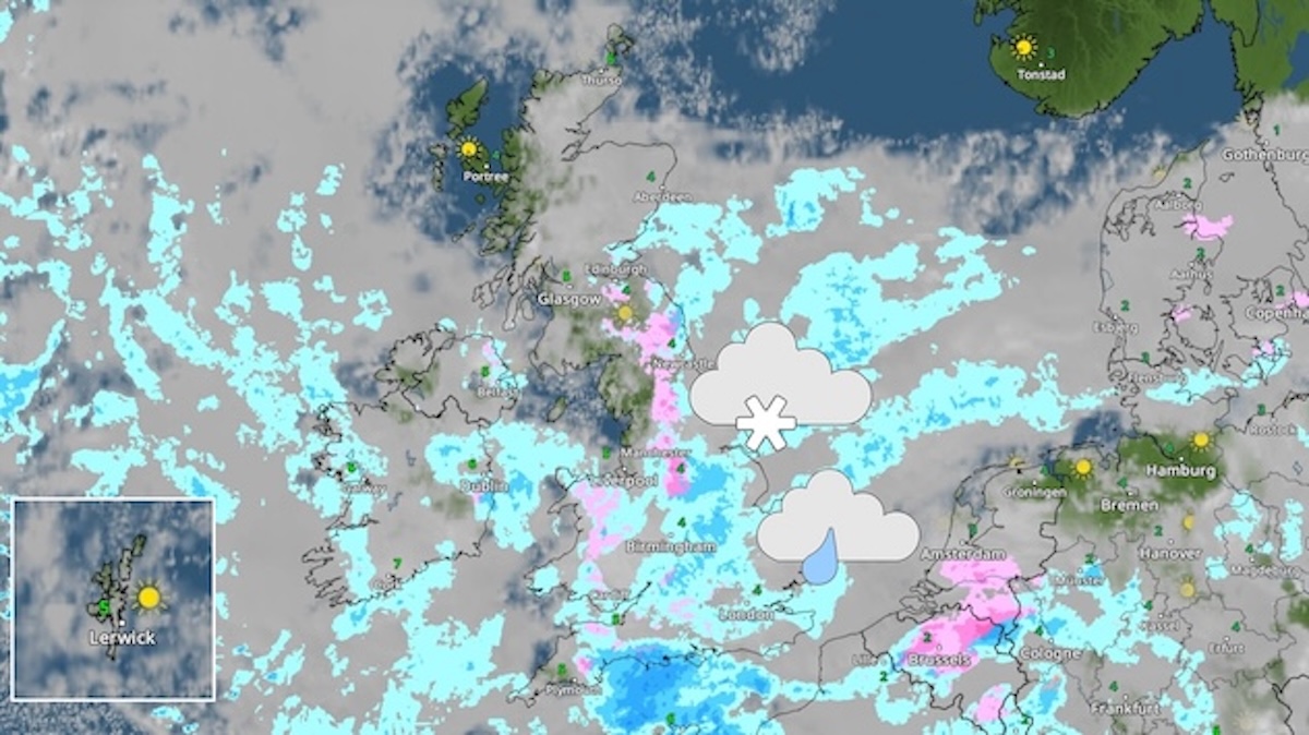 Breakfast brief: Rain and snowy mix through the day – Weather News