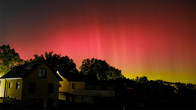 Auch im Ruhrgebiet war das Schauspiel zu bewundern.