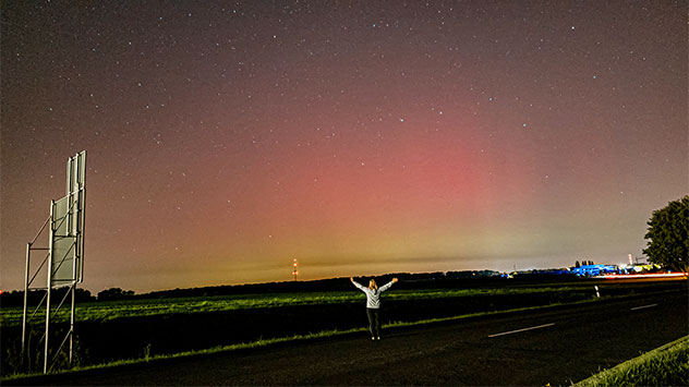 Dieses Foto stammt aus Braunschweig, auch dort waren sie visuell sichtbar.
