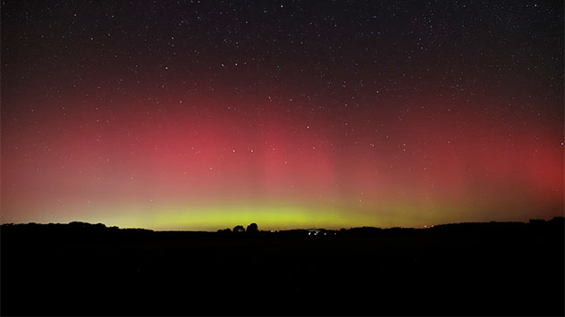Dieses Foto stammt ebenfalls aus Niedersachsen und ist mit einer Handykamera aufgenommen. 