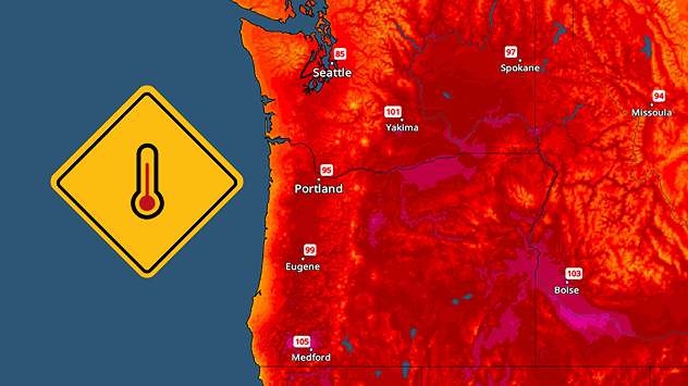 Records as old as 81 and even 124 years could fall this first week of August in the Pacific Northwest as temperatures rise to the 90s & triple digits due to a new heatwave.