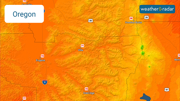 Oregon's topography creates different climates depending on elevation.