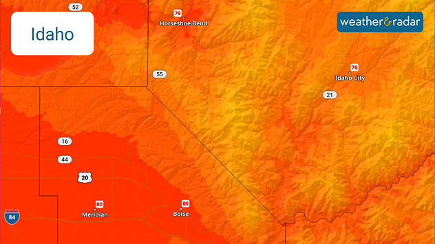 Idaho's topography creates different climates depending on elevation.