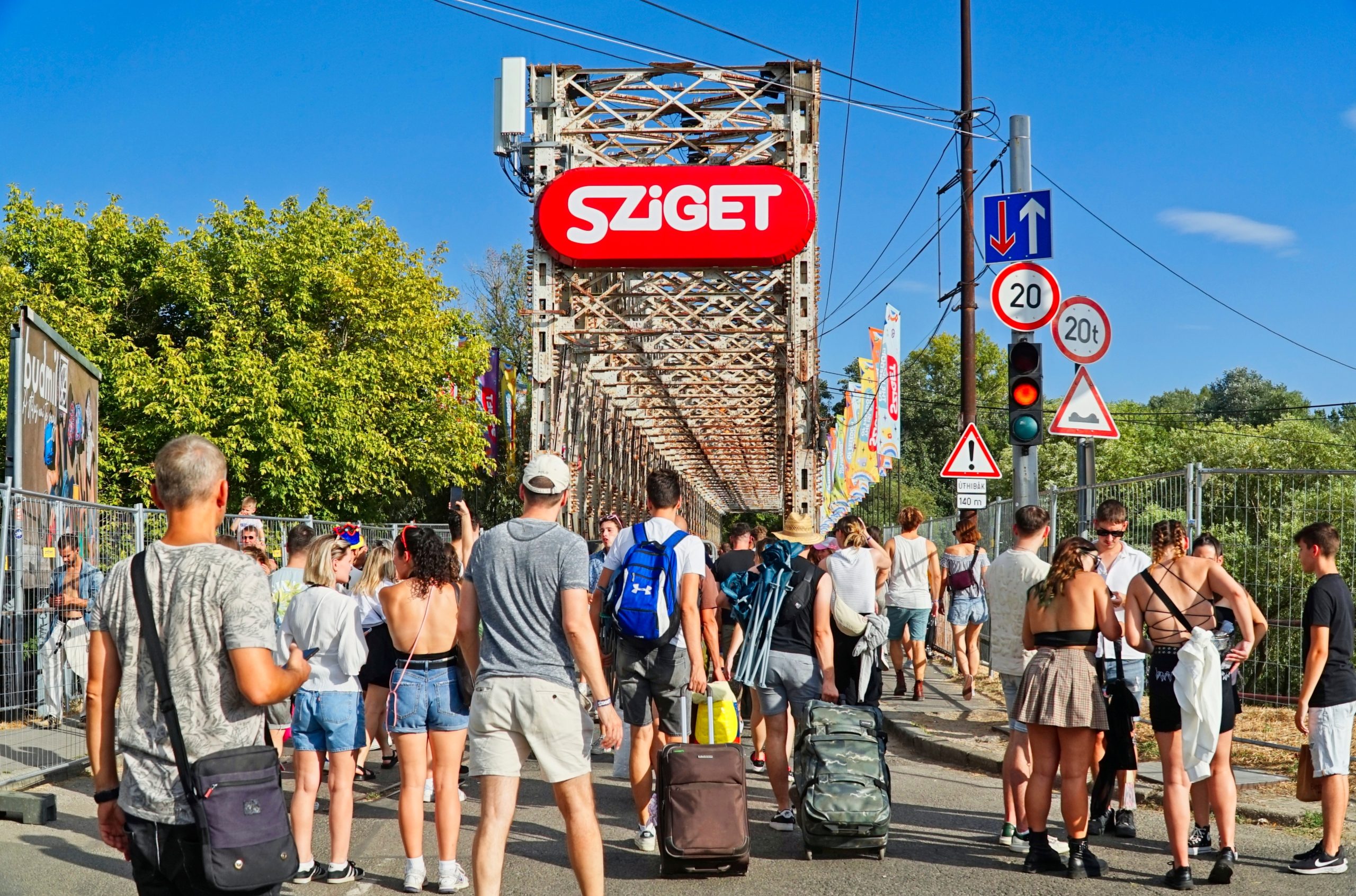 Sziget fesztivál bejárata