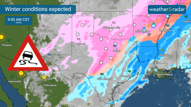 Texas braces for a winter storm: this is the forecast, timing & risks ...