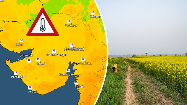 Significant temperature drop seen in parts of Gujarat 