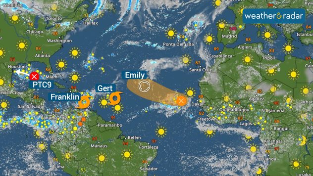 Un Atlántico muy activo.