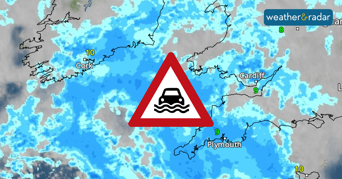 Deluge starts the week - Flood warnings with heavy rain arriving ...
