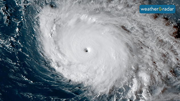 Category 5 Hurricane Humberto on September 27, 2025.