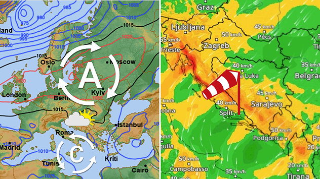 Stabilnije, ne i sunčano? Bura uporna. Prohladna jutra
