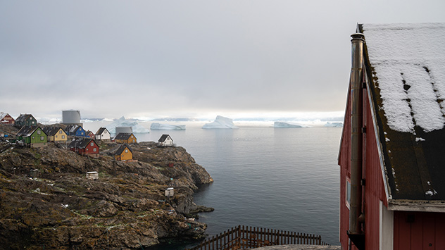 Kurz vor dem Ende der Reise besucht das Expeditionsteam noch die Stadt Uummannaq mit etwa 1400 Einwohnern.